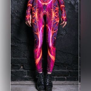 Devil Walking Supernova Leggings - Size Small